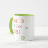 Prima, In Mijn Eigen Bubbel - Pastel Bubbel Mok (Voorkant links)