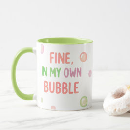 Prima, In Mijn Eigen Bubbel - Pastel Bubbel Mok