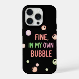 Prima, In Mijn Eigen Bubbel - Pastelbubbel iPhone 15 Pro Case
