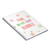 Prima, In Mijn Eigen Bubbel - Pastelbubbel Notitieboek (Rechterzijde)