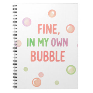 Prima, In Mijn Eigen Bubbel - Pastelbubbel Notitieboek