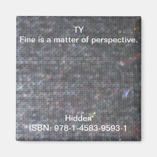 Prima is een kwestie van perspectief. magneet (Voorkant)