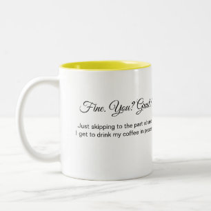 Prima Jij Grote Koffie mok