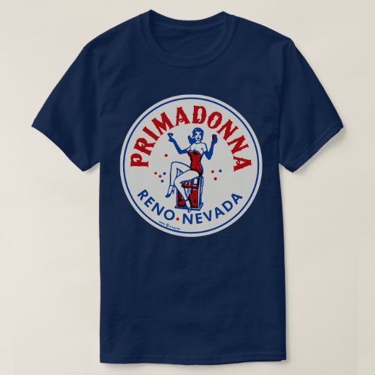 Primadonna Club Reno Nevada T-shirt (Design voorkant)