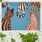 Primadonna van The Night, Louis Wain Theedoek (Gevouwen)