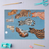 Primadonna van The Night, Louis Wain Tissuepapier (Craft)