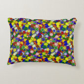 Primair gezichtsveld kralen-RODE-ACCENT PILLOW Decoratief Kussen (Achterkant)