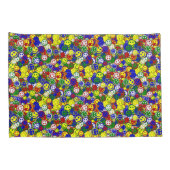 PRIMAIR-Happy-Allover-kralen, geelpoot-HOESJES Kussensloop (Achterkant-Rechts)