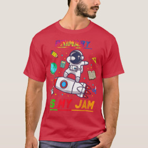 Primair is mijn Jam Astronaut Terug naar de school T-shirt