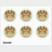 Primair: Sticker van een lieve moeder tijger en we (Vel)