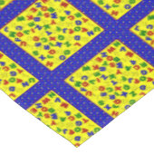 PRIMAIRE ALPHABET BLOKKEN, Blue-52x70 TABLECLOTH Tafelkleed (Gekanteld)