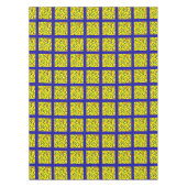 PRIMAIRE ALPHABET BLOKKEN, Blue-52x70 TABLECLOTH Tafelkleed (Voorkant)