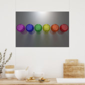 Primaire bollen poster (Keuken)