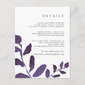 Primaire botanische gastkaart informatiekaartje (Voorkant)