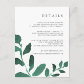 Primaire botanische gastkaart informatiekaartje (Voorkant)