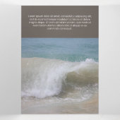 Primaire bruine hedendaagse transparantie drieluik kaart (Binnenkant midden)