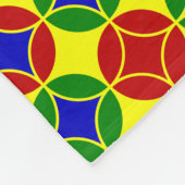 Primaire Circles-01-FLEECE BLANKET M Fleece Deken (Hoek)