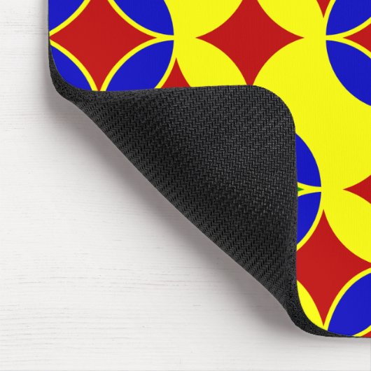 Primaire Circles-03-COMPUTER MOUSEPAD Muismat (Hoek)