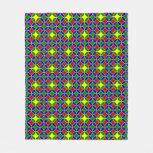 Primaire Circles-05-FLEECE BLANKET M
