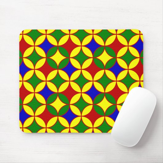 Primaire Circles-06-COMPUTER MOUSEPAD Muismat (Met muis)