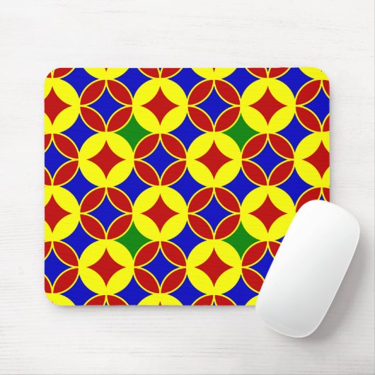 Primaire Circles-07-COMPUTER MOUSEPAD Muismat (Met muis)