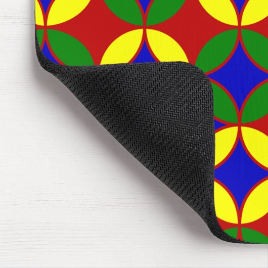 Primaire Circles-09-COMPUTER MOUSEPAD Muismat (Hoek)