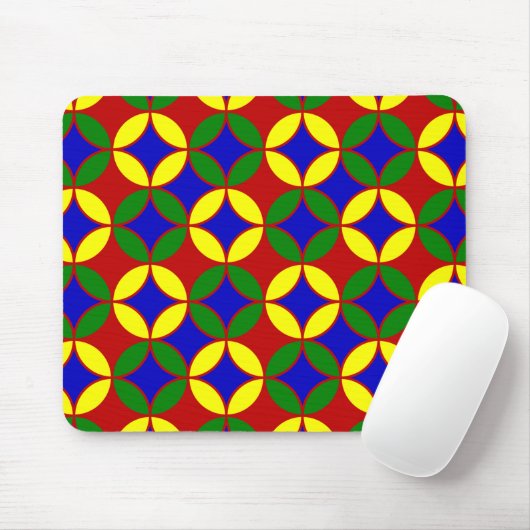 Primaire Circles-09-COMPUTER MOUSEPAD Muismat (Met muis)