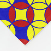 Primaire Circles-10-FLEECE BLANKET M Fleece Deken (Hoek)