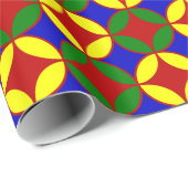 Primaire Circles-4-GIFT WRAPPINGPAPIER Cadeaupapier (Rol Hoek)