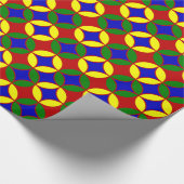 Primaire Circles-9-GIFT WRAPPING PAPER Cadeaupapier (Hoek)