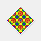 Primaire cirkels-1-PAPIERNAPKINS Servetten (Hoek)