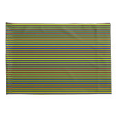 Primaire Colors-Stripes 25-piloot Hoesje set Kussensloop (Achterkant-Rechts)