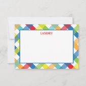 Primaire, gespecialiseerde Crisiskaarten voor flat Bedankkaart (Voorkant)