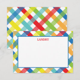 Primaire, gespecialiseerde Crisiskaarten voor flat Bedankkaart