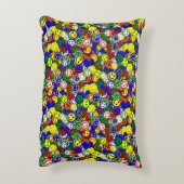 Primaire gezichtskralen - BLUE-ACCENT PILLOW Accent Kussen (Achterkant (Verticaal))