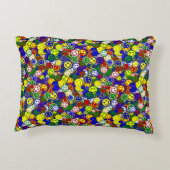 Primaire gezichtskralen - BLUE-ACCENT PILLOW Accent Kussen (Achterkant)