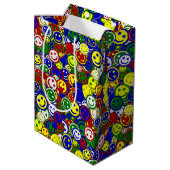 Primaire gezichtskralen-BLUE-GIFT BAG m Medium Cadeauzakje (Achterkant Gekanteld)