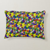Primaire gezichtskralen-GEEL-ACCENT PILLOW Accent Kussen (Achterkant)