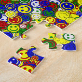 Primaire gezichtskralen, GEEL-JIGSAW PUZZLE Legpuzzel (Zijkant)