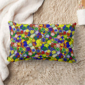 Primaire gezichtskralen-GEEL-LUMBAR-PILLOW Kussen (Deken)