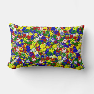 Primaire gezichtskralen-GEEL-LUMBAR-PILLOW Kussen