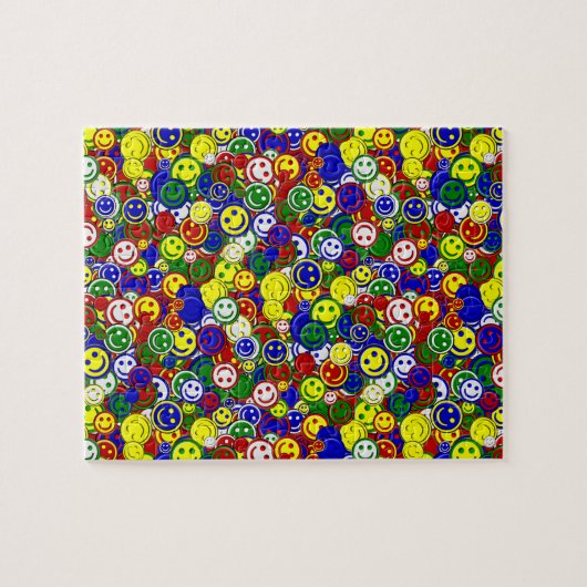 Primaire gezichtskralen, RED-JIGSAW PUZZLE Legpuzzel (Horizontaal)