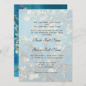 Primaire huwelijksuitnodiging kaart (Voorkant / Achterkant)