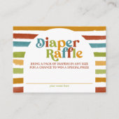 Primaire kleur Boho regenboogdruppelaar Informatiekaartje (Voorkant)