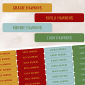 Primaire kleur Gecodeerde Kinder waterdichte naam Labels