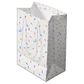 Primaire kleur Jimmy Sprinkles Gift Bag Medium Cadeauzakje (Voorkant Gekanteld)