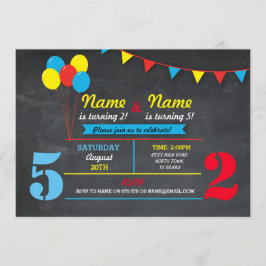 Primaire kleur Verjaardag Meisjes Jongens ELKE LEE Kaart