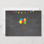 Primaire kleur Verjaardag Meisjes Jongens Joint Fo Kaart (Achterkant)