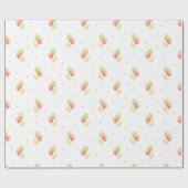 Primaire kleuren Birthday-ballonnen — Verpakkingsp Cadeaupapier (Vlak)