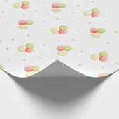 Primaire kleuren Birthday-ballonnen — Verpakkingsp Cadeaupapier (Hoek)